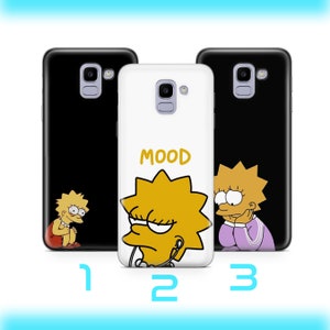 Lisa 5 Telefoon Case Cover Voor Samsung Galaxy A3 A5 A6 A7 A8 J3 J5 J6 J7 Simpson Grappige Cartoon Karakter Dochter Smart Leuke Sarcastisch
