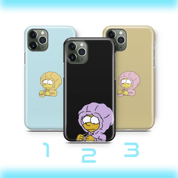 Coque IPhone X – Dessin Animé Bleu Et Noir, Sweat à Capuche, Style Ryan