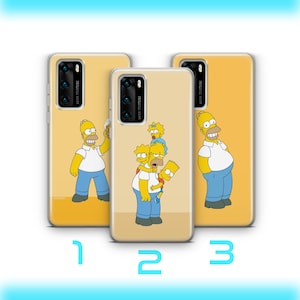 Homer 2 Phone Case Cover For Huawei P9 P10 P20 P30 P40 Lite PRO Plus LG G5 G6 Simpson Funny Cartoon Character Dad Father Lazy Sarcastic