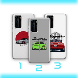 Supra 2 Huawei P9 P10 P20 P30 P40 Lite PRO Plus LG G5 G6 Phone Case Cover Vintage Video Japanese Muscle Sport Drift Race Car JDM Performance