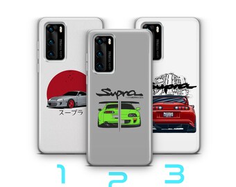 Supra 2 Huawei P9 P10 P20 P30 P40 Lite PRO Plus LG G5 G6 Phone Case Cover Vintage Video Japanese Muscle Sport Drift Race Car JDM Performance
