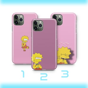 Lisa 6 Telefoon Case Cover Voor Apple iPhone 11 12 13 14 15 16 PRO PLuS Mini MAX Simpson Grappige Cartoon karakter Dochter Smart Leuke Sarcastisch