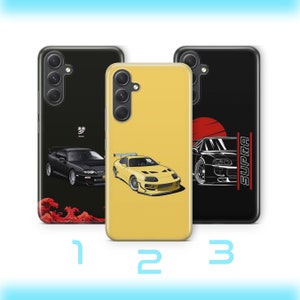 Supra 4 Phone Case Cover For Samsung A13 A14 A15 A16 A25 A26 A33 A34 A35 A36 A53 A54 A55 A56 A72 A73 + More Models Japanese Race Car JDM