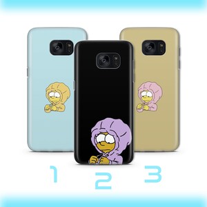 Lisa 1 Telefoon Case Cover Voor Samsung Galaxy S5 S6 S7 S8 S9 Edge Plus LTE NEO Simpson Grappige Stripfiguur Dochter Smart Leuke Sarcastisch