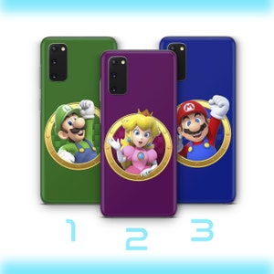 Super Mario 1 Telefon Fall Abdeckung für Samsung Galaxy S20 S21 S22 S23 S24 FE S25 Plus Ultra Vintage Video Spiel Brüder Luigi Bros Dino Prinzessin