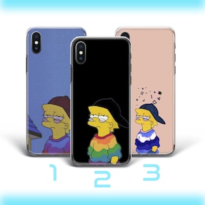 Lisa 3 Telefoon Case Cover Voor Apple iPhone 5 SE 2020 2022 6 7 8 X Xs XR MaX PLuS Simpson Grappige Cartoon Karakter Dochter Smart Leuk Sarcastisch