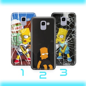Bart 2 Phone Case Cover For Samsung Galaxy A3 A5 A6 A7 A8 J3 J5 J6 J7 Inspired By Funny Cartoon Simpson Marge Homer Lisa Old TV Show