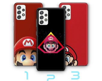 Super Mario 7 Phone Case Cover For Samsung A12 A32 A52 72 20 30 A50 70 A31 A51 A71 Vintage Video Game Brothers Luigi Bros Dinosaurs Princess