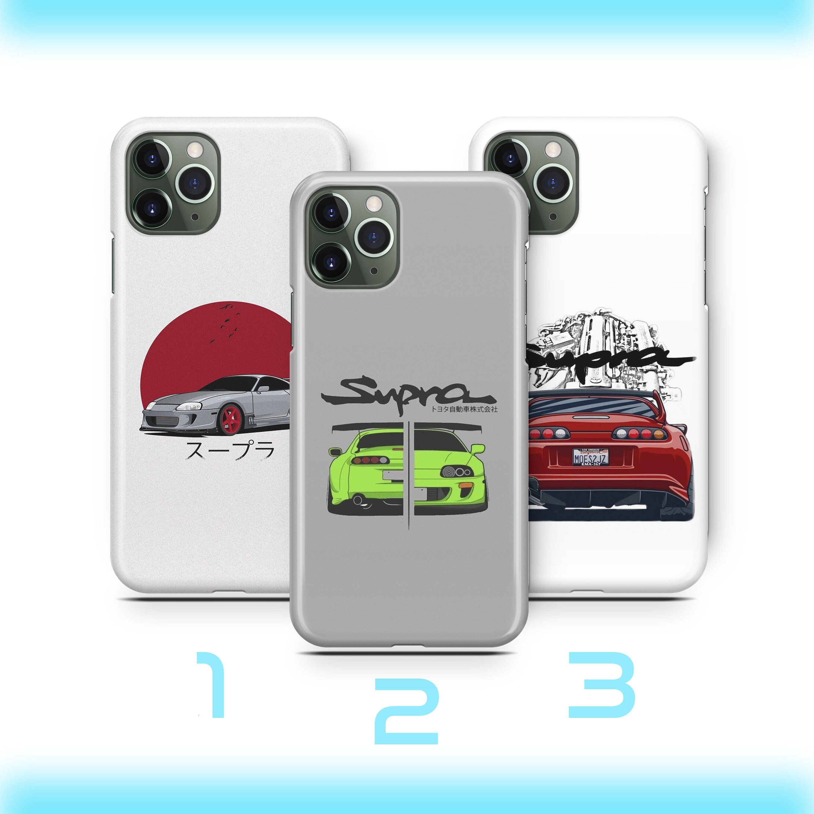Supra 2 Phone Case Cover for Apple iPhone 11 12 13 14 15 PRO Plus Mini MAX  Japanese Muscle Sports Drift Race Car JDM Top Performance Ride 