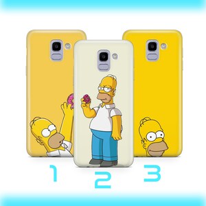 Homer 5 Telefoon Case Cover Voor Samsung Galaxy A3 A5 A6 A7 A8 J3 J5 J6 J7 Simpson Grappige Stripfiguur Vader Vader Lui sarcastisch