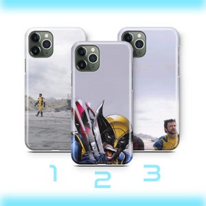 Deadpool Wolverine 5 Phone Case For iPhone 11 12 13 14 15 16 e 17 Air PRO Plus Mini Max Model American Superhero Crazy Guy Claw Hand Hero
