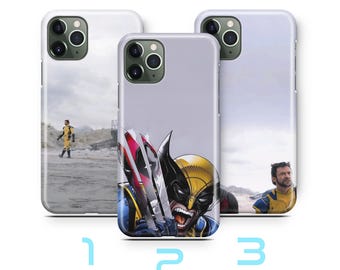 Deadpool Wolverine 5 Phone Case For iPhone 11 12 13 14 15 16 e 17 Air PRO Plus Mini Max Model American Superhero Crazy Guy Claw Hand Hero