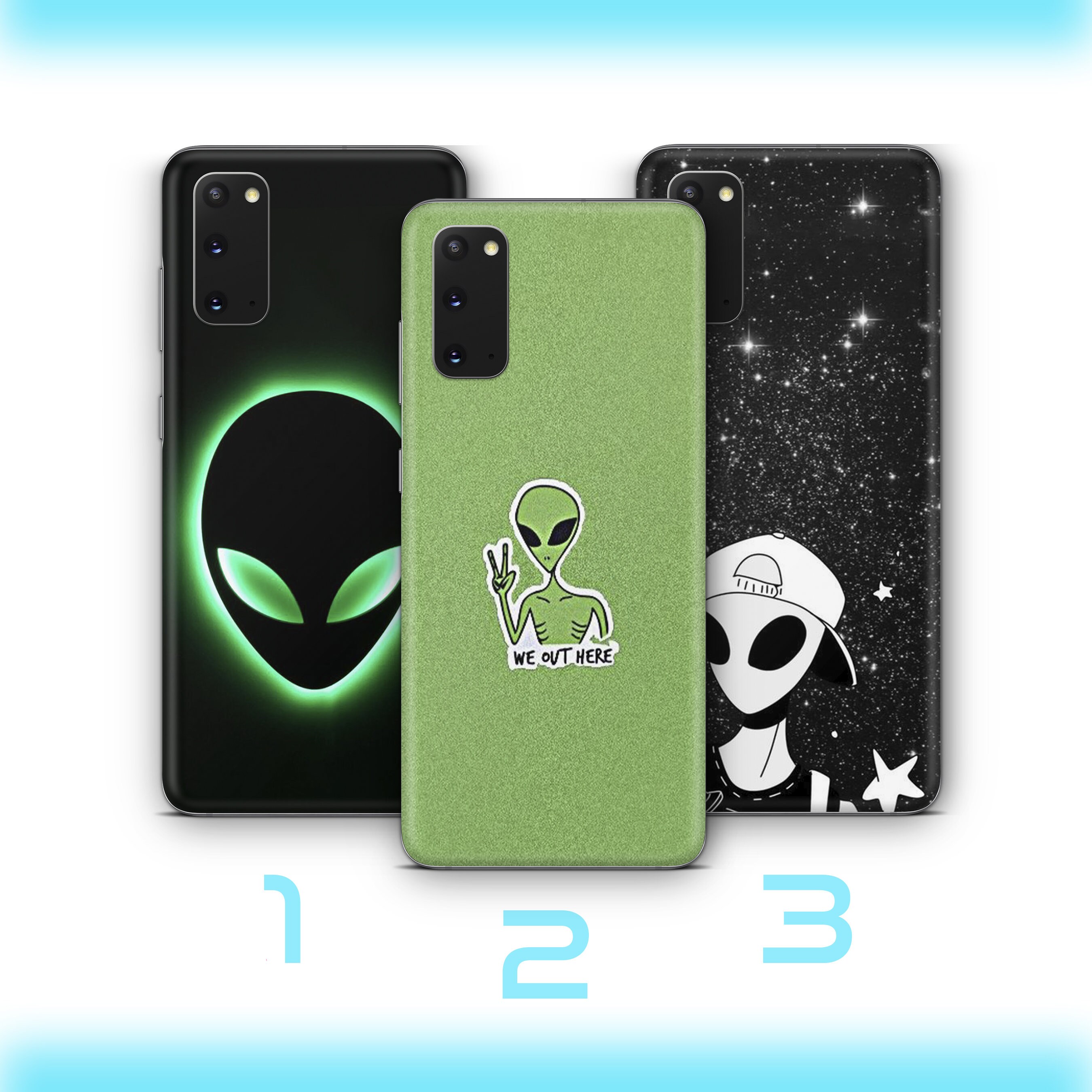 Aliens 6 Phone Case Cover for VARIOUS Samsung Galaxy Models Street Art  Graffiti Alien Design Picture UFO From Outter Space - Etsy
