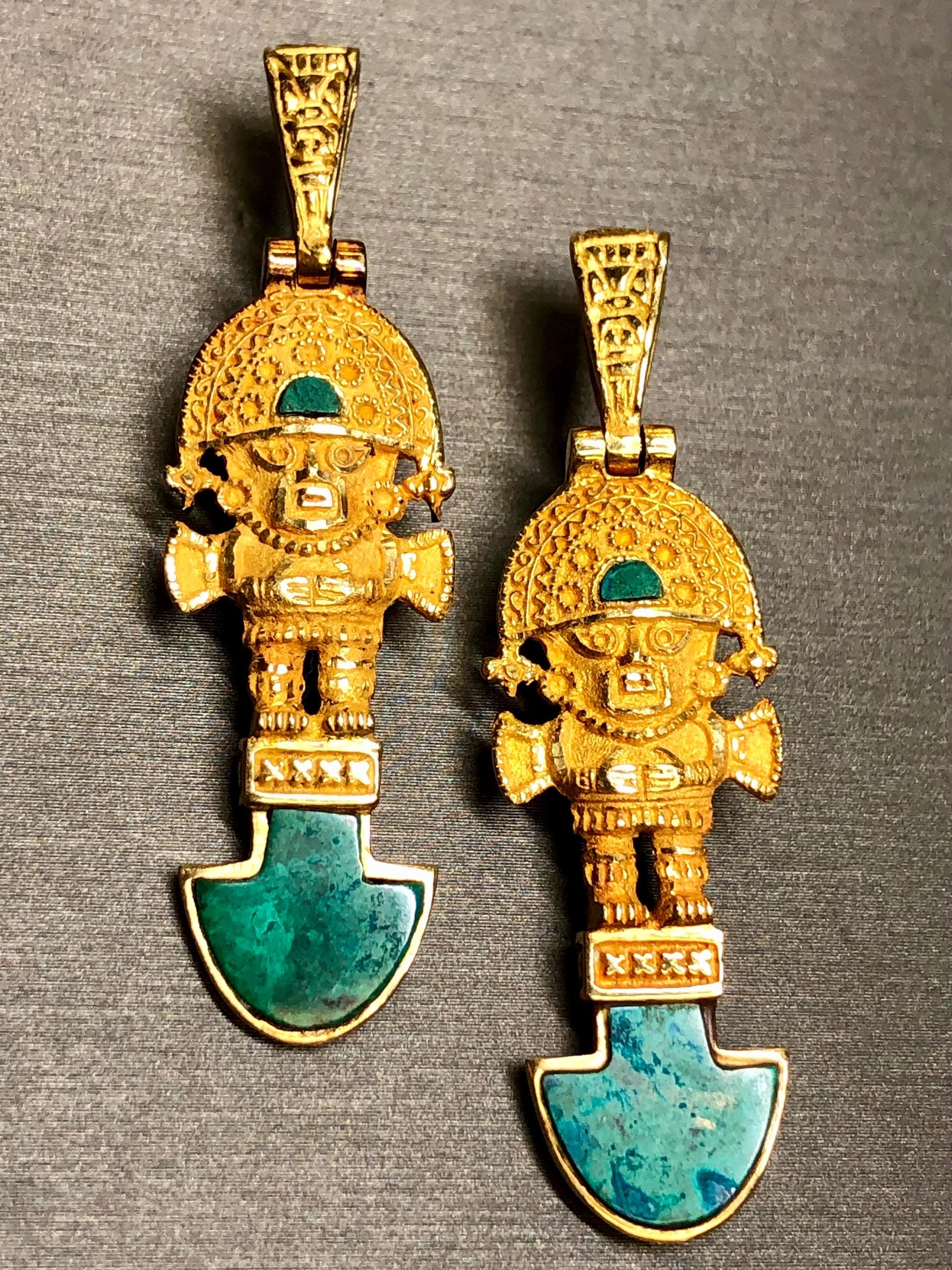 ペルー土産 銅板 トゥミ 壁掛け 2点セット Tumi peru - Etsy 日本