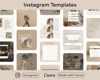 Candle Instagram Templates | Clean Candle Instagram Templates, Canva Instagram Design, Warm Candle Minimal Instagram Post Templates