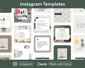 Minimal Instagram Templates | Instagram, Instagram Templates, Instagram Design, Instagram Theme, Instagram Post, Instagram Post Template