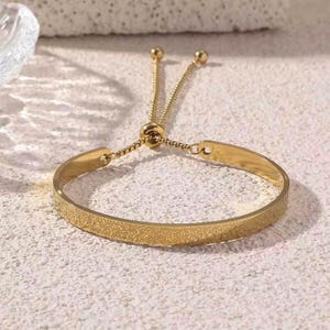 Ayatul Kursi Bracelet, 18K Gold Plated Stainless Steel Bracelet, Islamic Jewelry, Adjustable Muslim Bracelet,Ramdhan Gift, Eid Gift
