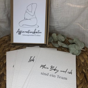 Afirmaciones de nacimiento para el embarazo -Blessing Way - Hipnoparto - Regalo - Mamá - Preparación del parto - Tarjetas de afirmación