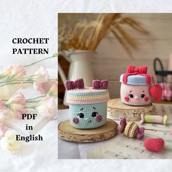 Pattern crochet Delicious Boxes
