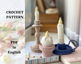 Velas de crochê