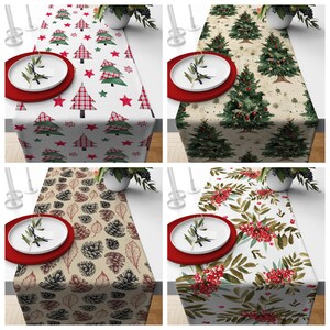 Pinecone Table Runner Rustic Winter Decor, Farmhouse Holiday Table Linen, Christmas Dining Table Decor, Forest Theme