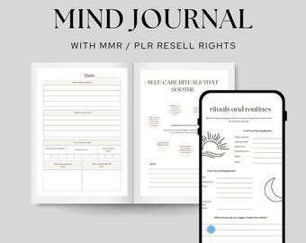 Mindfulness Journal | Master Resell Rights | PLR | Calming your Mind | Digital Download | Mental Health