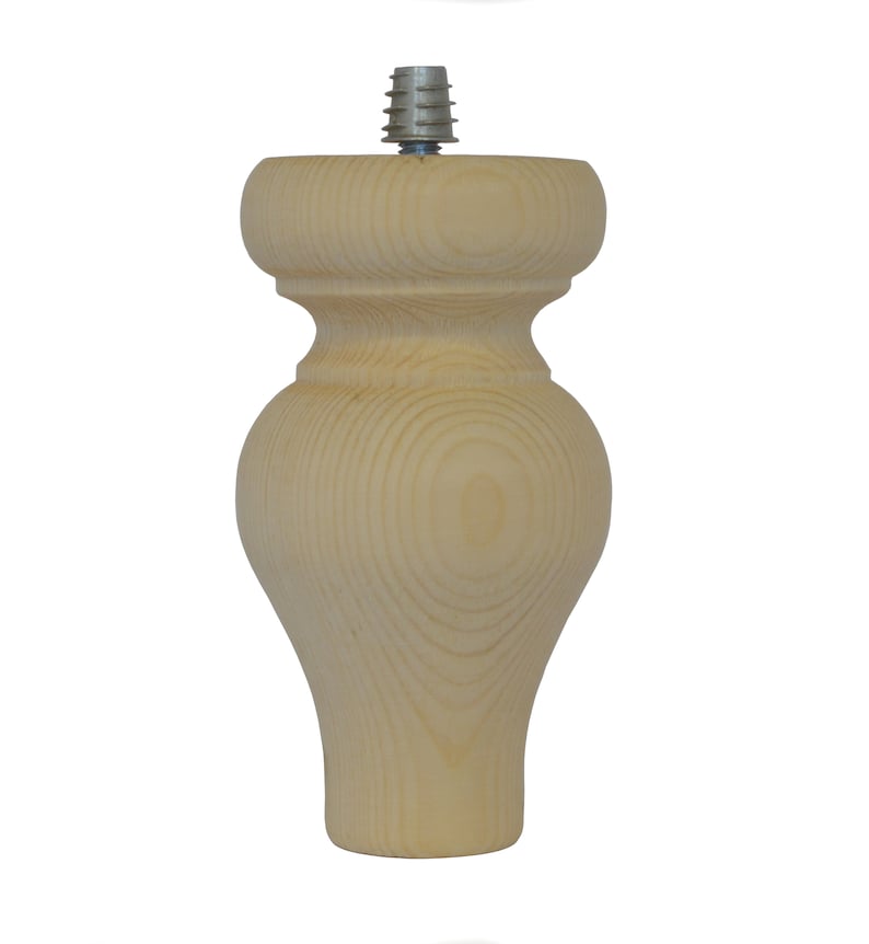 Wooden Pine Foot Replacement Small Tulip Foot 66mm X 120mm Single