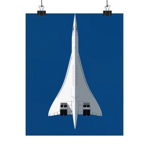 Vintage Airplane Poster: Matte Aviation Wall Art