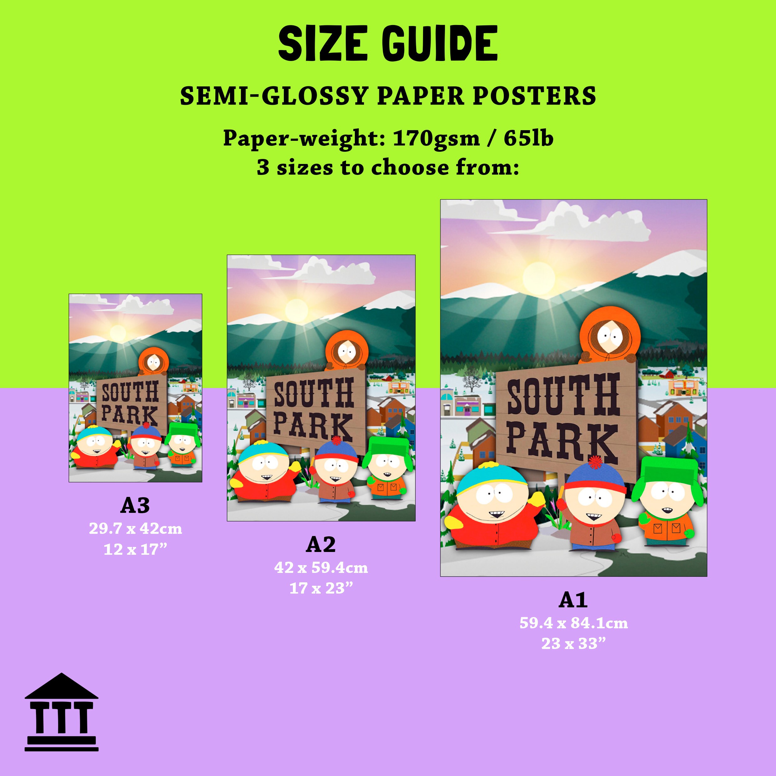 South Park Poster TV Poster Design Design Print Excellent - Etsy