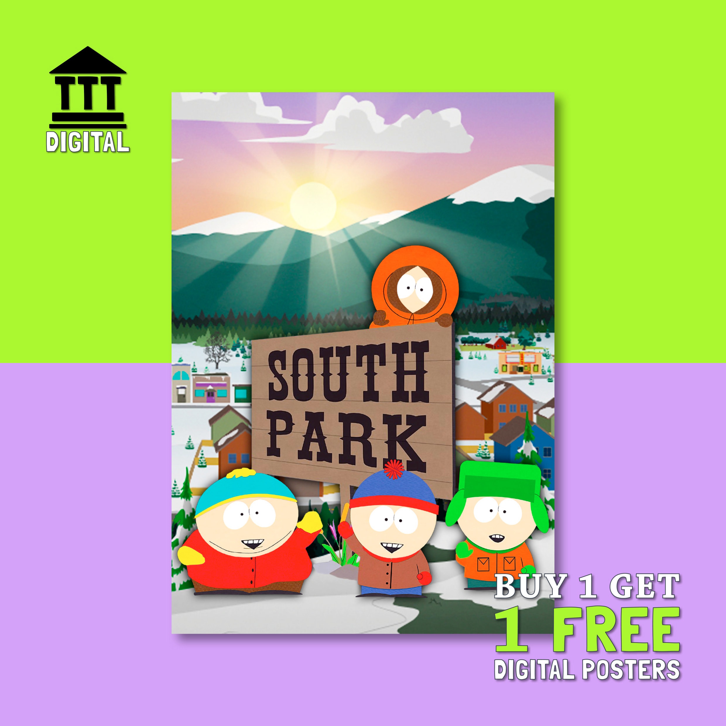 Fra nikkel tørst South Park Poster 2 Digitaler Download Druckbares Kunstwerk - Etsy  Österreich