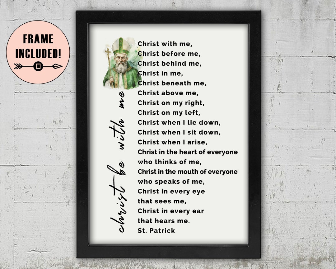 Prayer of St Patrick,saint Patrick's Breastplate, Lorica of Saint ...