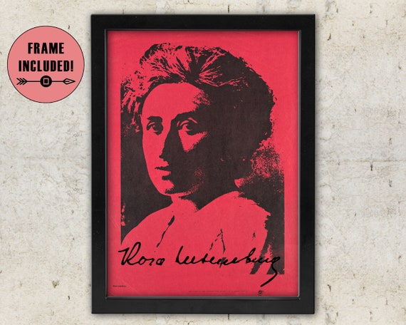 Rosa Luxemburg Framed Print: Modern Socialist Wall Art