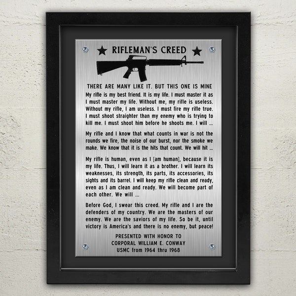 Military Prayer - Etsy