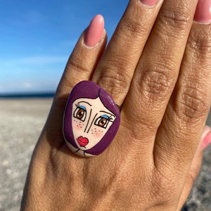 handbemalter Ring