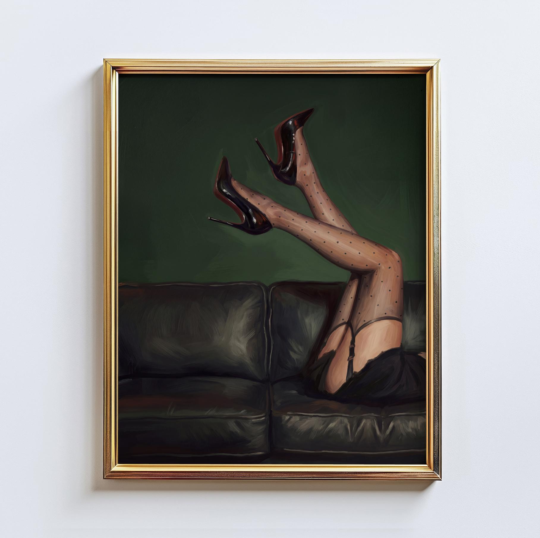 high heels and garter belts Garter Belts - Tights and stockings - WOMEN main image 0