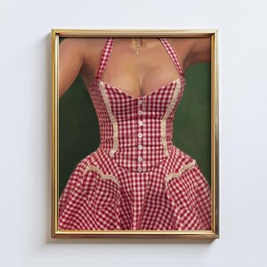 Red Checkered Dress - Etsy