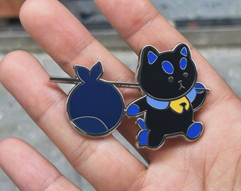 PRE ORDER || Bee and Puppycat Pin || Hard enamel Pin || Night time puppycat || moon puppycat