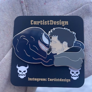 LIMITED STOCK DISCONTINUED eddie brock pin || venom pin || spiderman