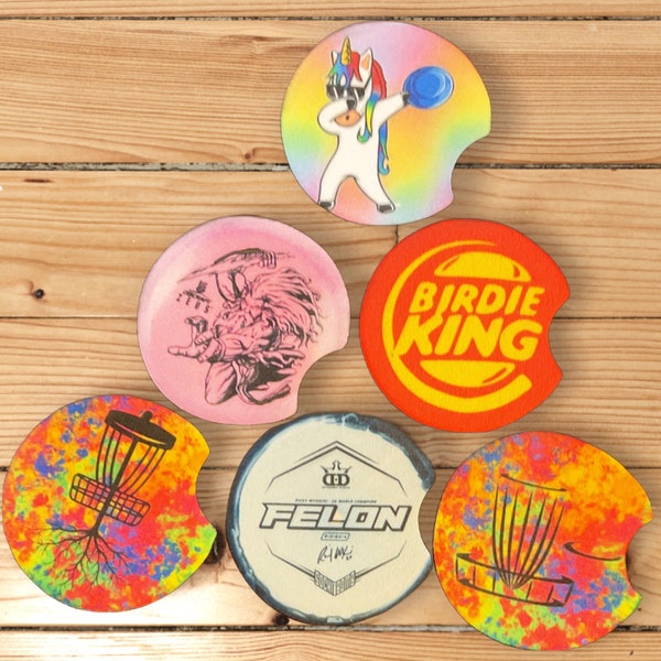 Disc Golf Car Coasters