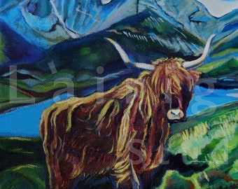 Highland Cow, Isle of Skye, by Sarah Milteer