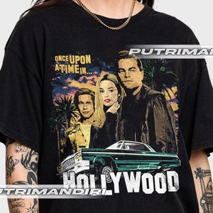 Movie Once Upon A Time In Holywood 2019 Comedy/Western Unisex Softstyle T-Shirt PMT0053