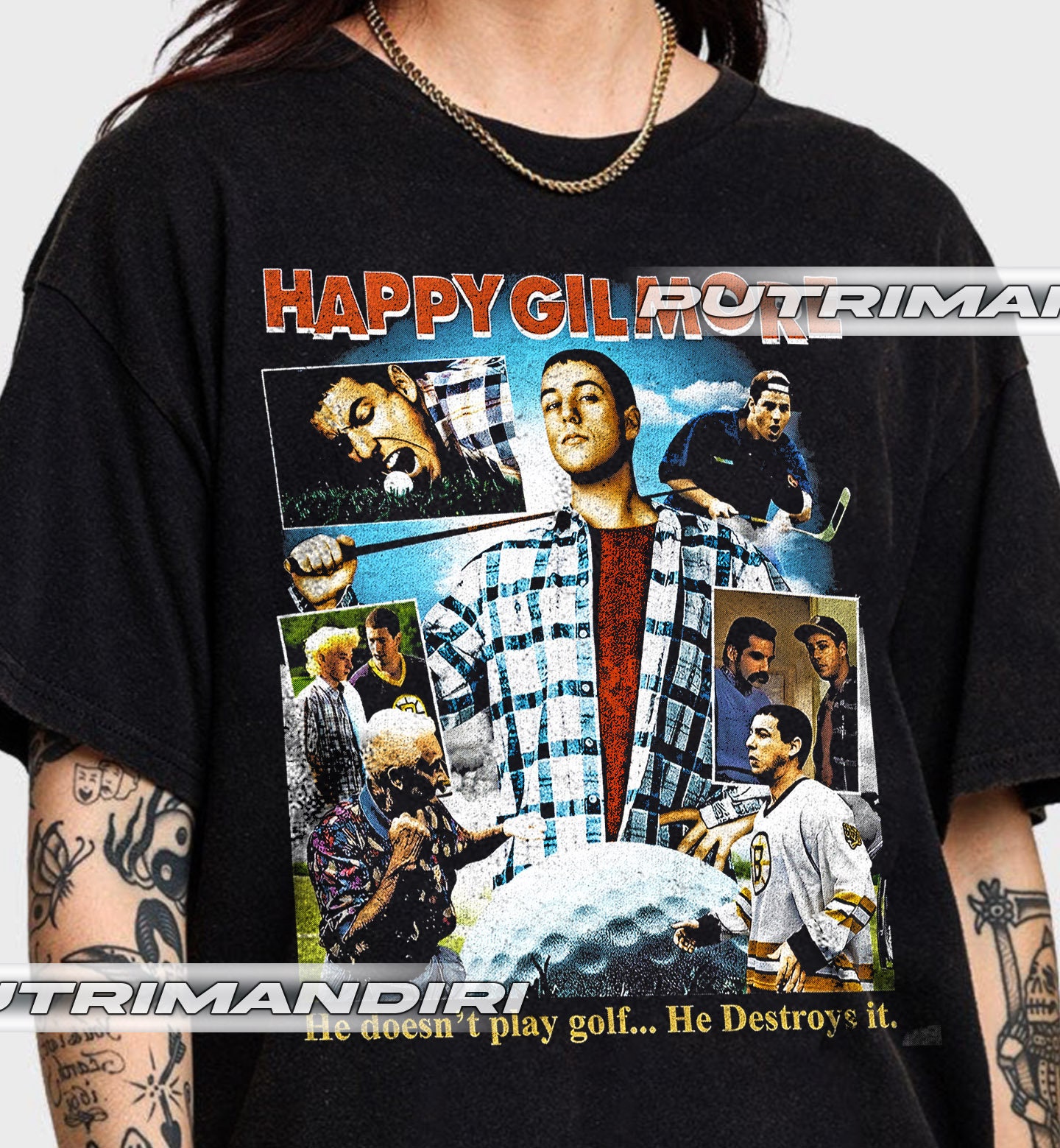 Happy Gilmore Adam Sandler Unisex Softstyle T-Shirt PMT0081