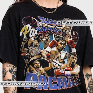 Manny Pacquiao Pacman Boxer Unisex Softstyle T-Shirt PMT0087