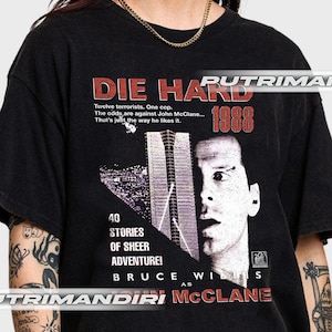 Diehard 1988 ‧ Action/Thriller Movie T-Shirt, John McClane T-Shirt, Gift For Woman and Man Unisex T-Shirt