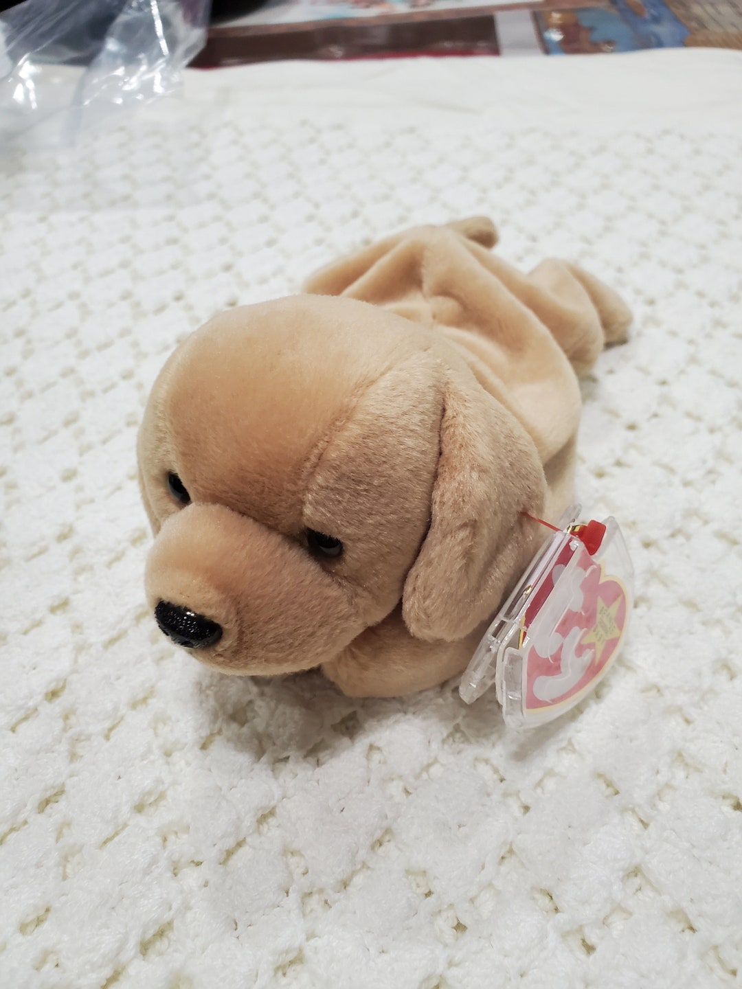 Ty Beanie Baby Fetch Golden Retriever With Tag Errors Retired. - Etsy