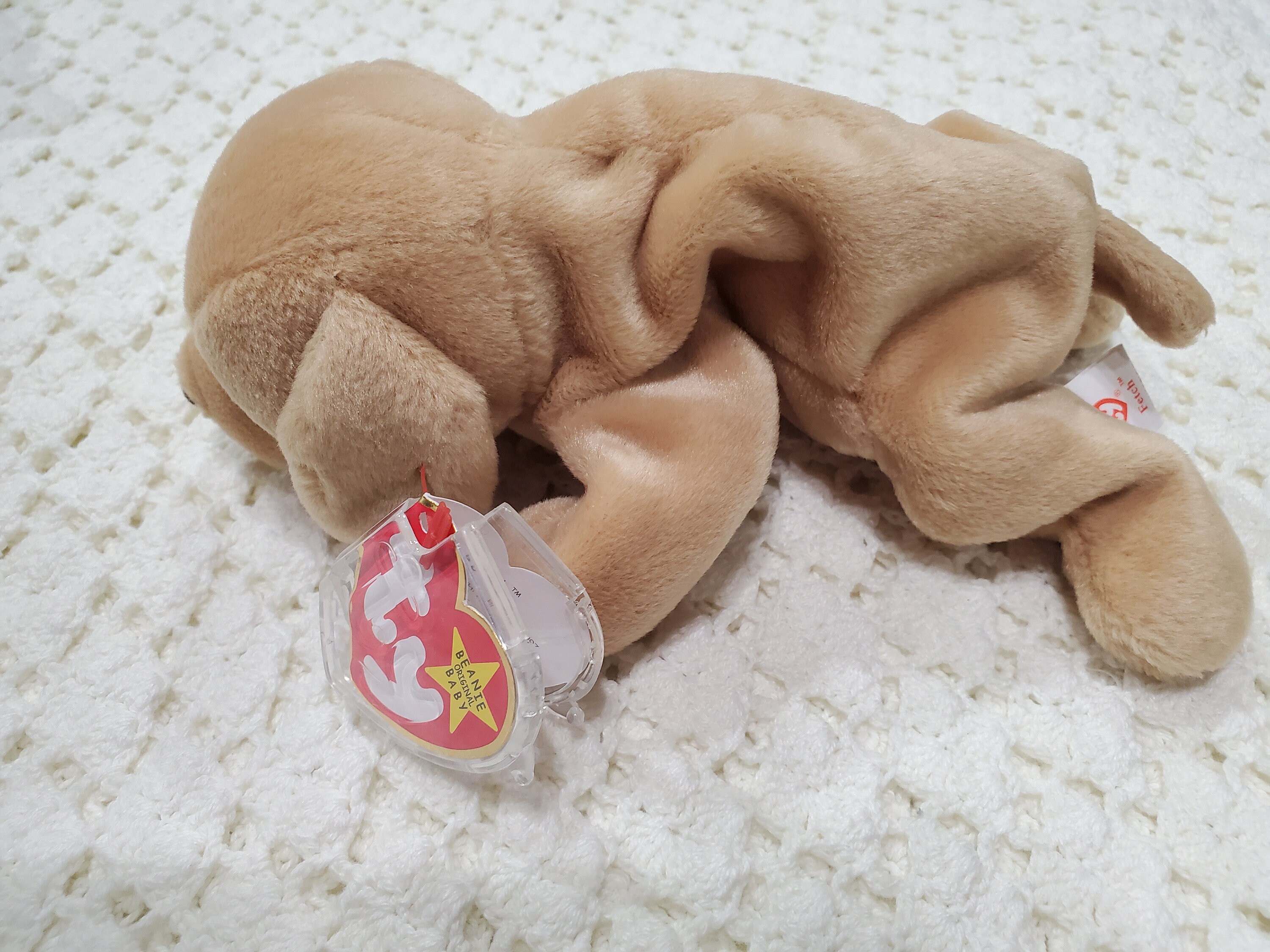 Ty Beanie Baby Fetch Golden Retriever With Tag Errors Retired. - Etsy