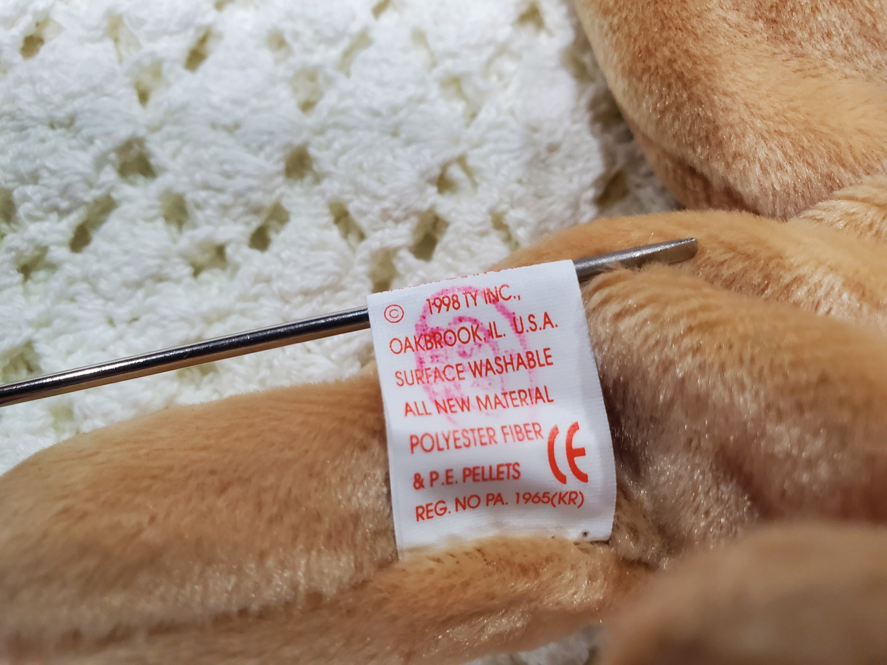 Ty Beanie Baby Fetch Golden Retriever With Tag Errors Retired. - Etsy