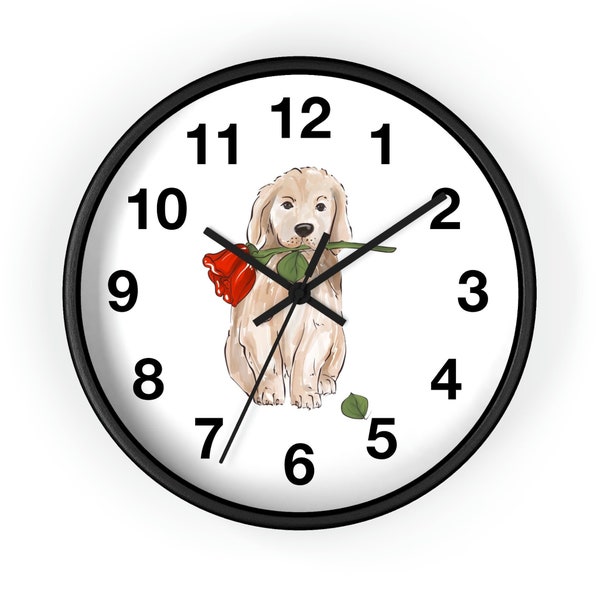 Dog Clock Etsy