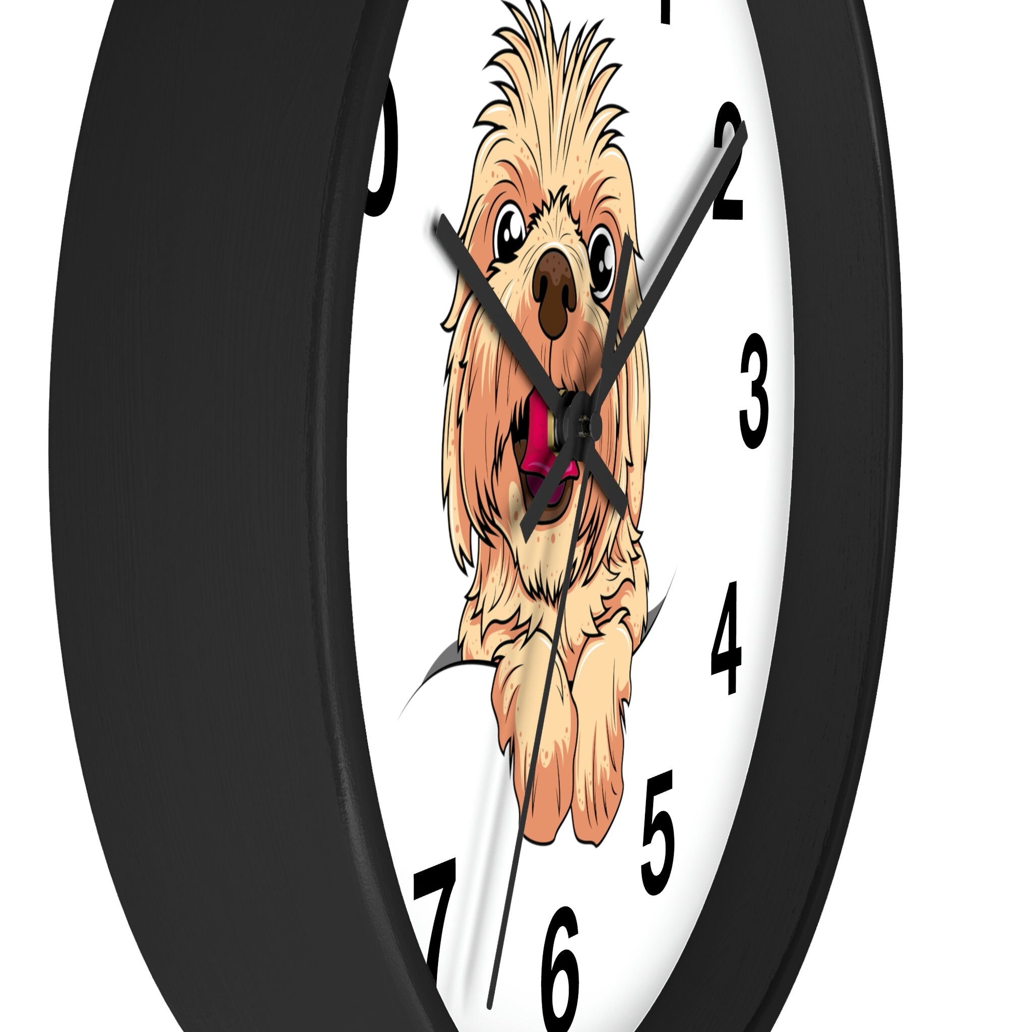 Dog Theme Wall Clock Vintage Wall Clock Funny Dog Wall Etsy