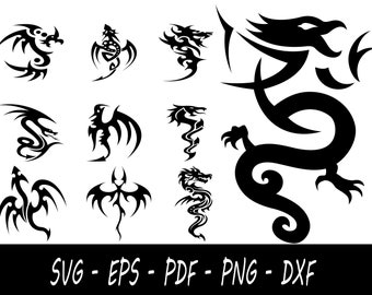 Dragon Tattoo Png - Etsy Canada Dragon Tattoo Png - Etsy Canada